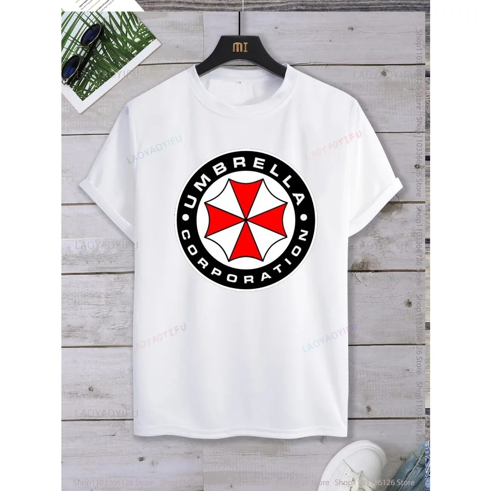 2024 Casual Classic The New Film U-Umbrella Company for Men Corporation Printed T-shirt Top Arrival Short Sleeve O-neck fashion