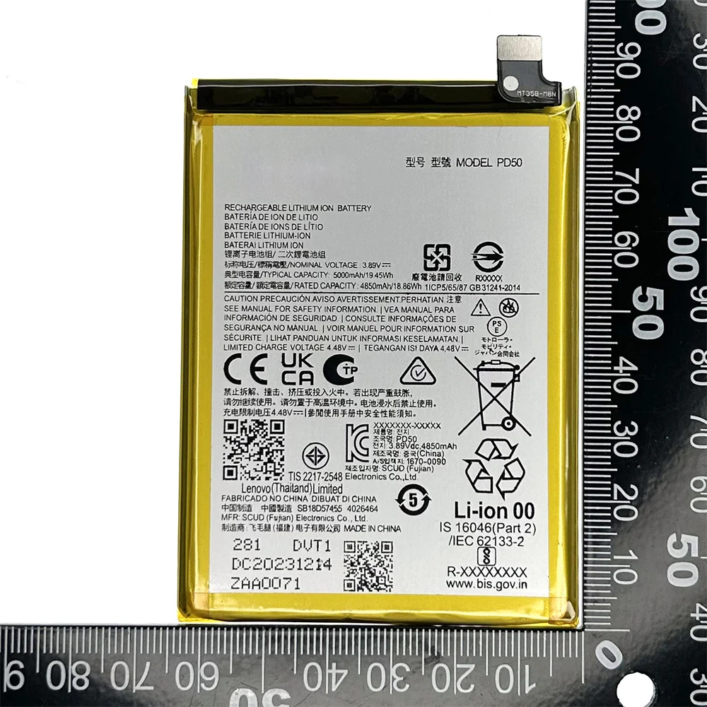 100% Original Genuine 5000mAh PD50 Battery For motorola Moto PD 50 Batteries Batteria + FREE Kit Tools with Tracking Number