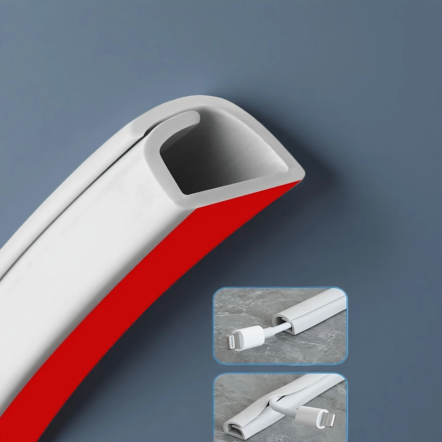 Cable Hider,Instantly Hiding Corner Clutter Cables|Flexible And Soft,Perfectly Fits Walls And Corners,with Invisible Design