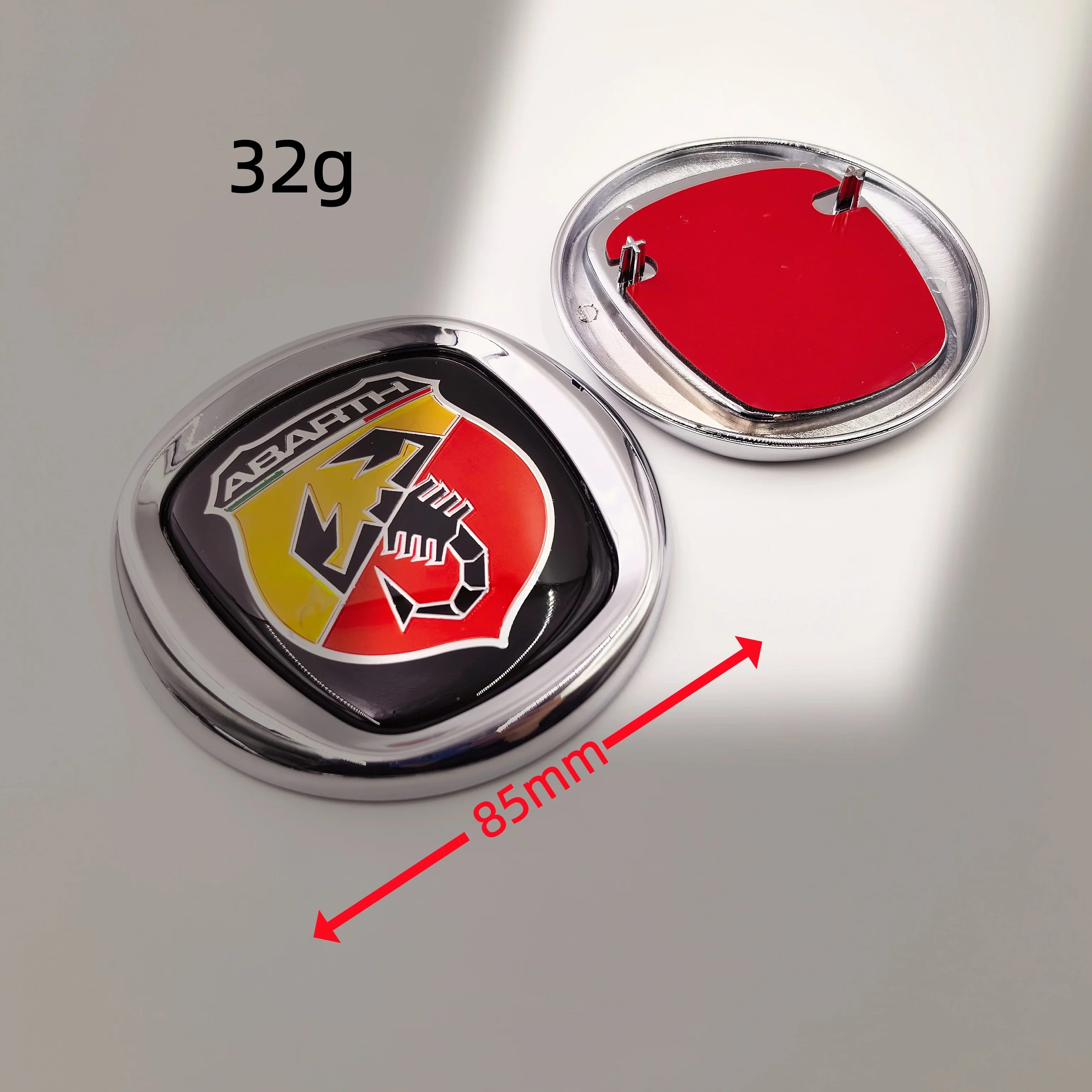 Fiat 500 Abarth 85/90/95/100/120MM Auto-Emblem-Aufkleber für Motorhaube & Kofferraum, Auto-Abzeichen für Motorhaube und Kofferraum – Detail 6