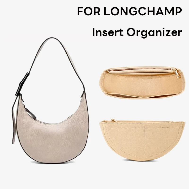 

Bag Organizer For Longchamp ROSEAU Essential Hobo Handbag Inner Bag Makeup Travel Purse Storage Tote Bag Accessories