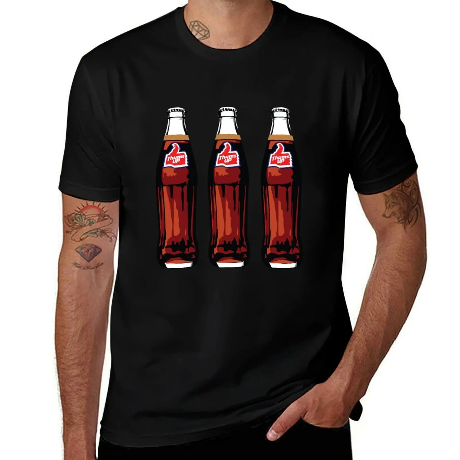 Thums Up T-Shirt Functional Casual Short Sleeve Tee T-Shirt