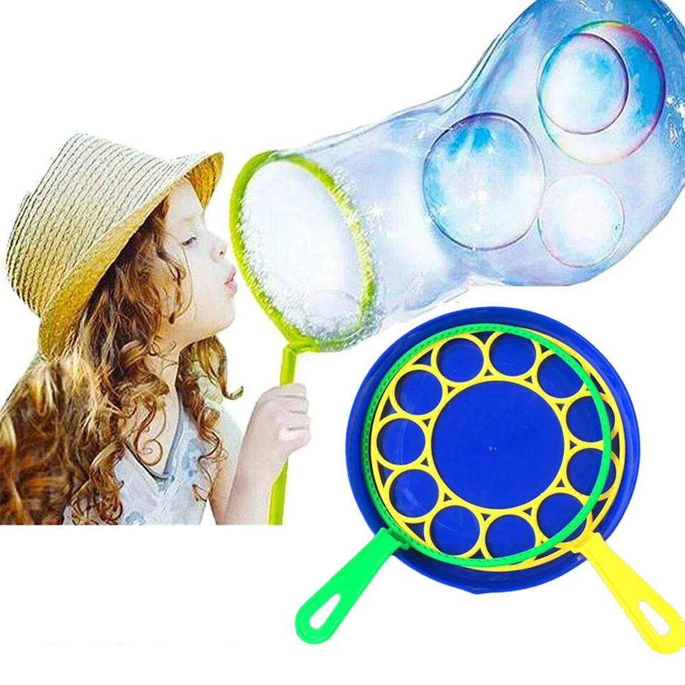 Soap Bubble Machine Blowing Bubble Plate Navy Blue Soap For Children Gift Big Dish Bubble Set Blower Maker Bubble Outdoor Toys