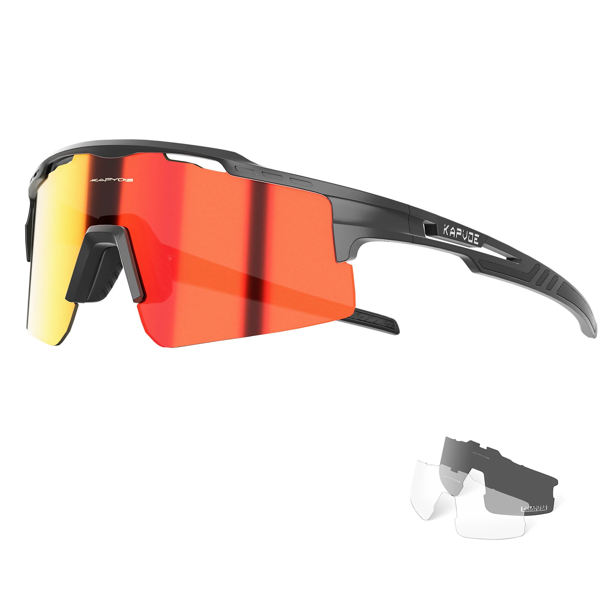 Kapvoe Neue Fahrrad Sport Brille Männer Frauen Outdoor Road MTB Radfahren UV400 Sonnenbrille Radfahren Brillen Fahren HiKing Brille