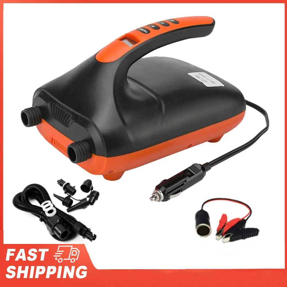 

Air Pump Electric Air Pump 16PSI Single Stage Portable Air Pump with Nozzles Inflatable Pump Double Stage Electric Air Pump