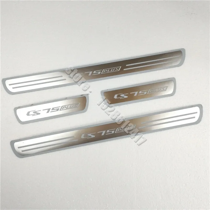 

Stainless Steel Door Sill Scuff Plates/door Cover Outside Door Sill Stickers CarStyling For Changan CS75 Plus CS75plus 2019-2022