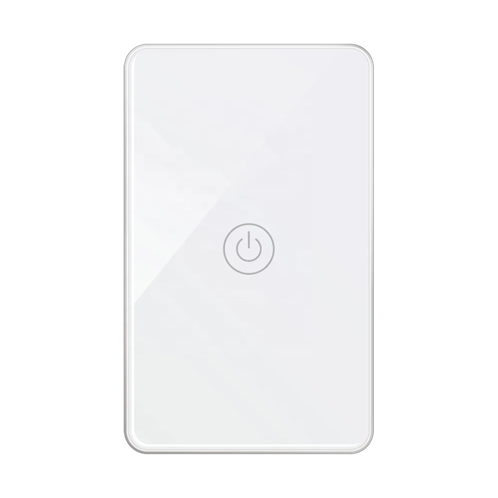 

30A 6600W US Standard Smart Wi-Fi AC Switch Glass Panel with Aluminum Frame