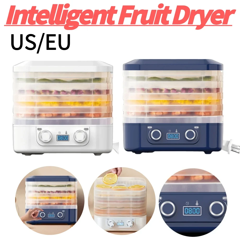 Intelligent Fruit Dryer Long Lasting Thermostatic Food Dehydrator Fruit Vegetable Meat Dehydrated Pet Snack Drying Machine