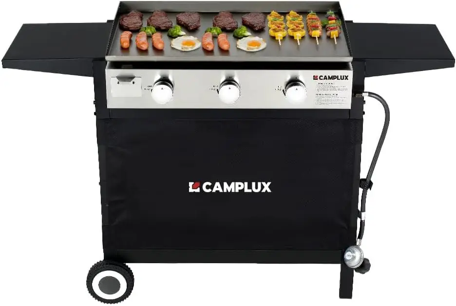 

CAMPLUX ENJOY OUTDOOR LIFE Flat Top Grill Griddle,Camplux Propane gas outdoor grill Griddle Cooking Station for Camping,BBQ,Tail