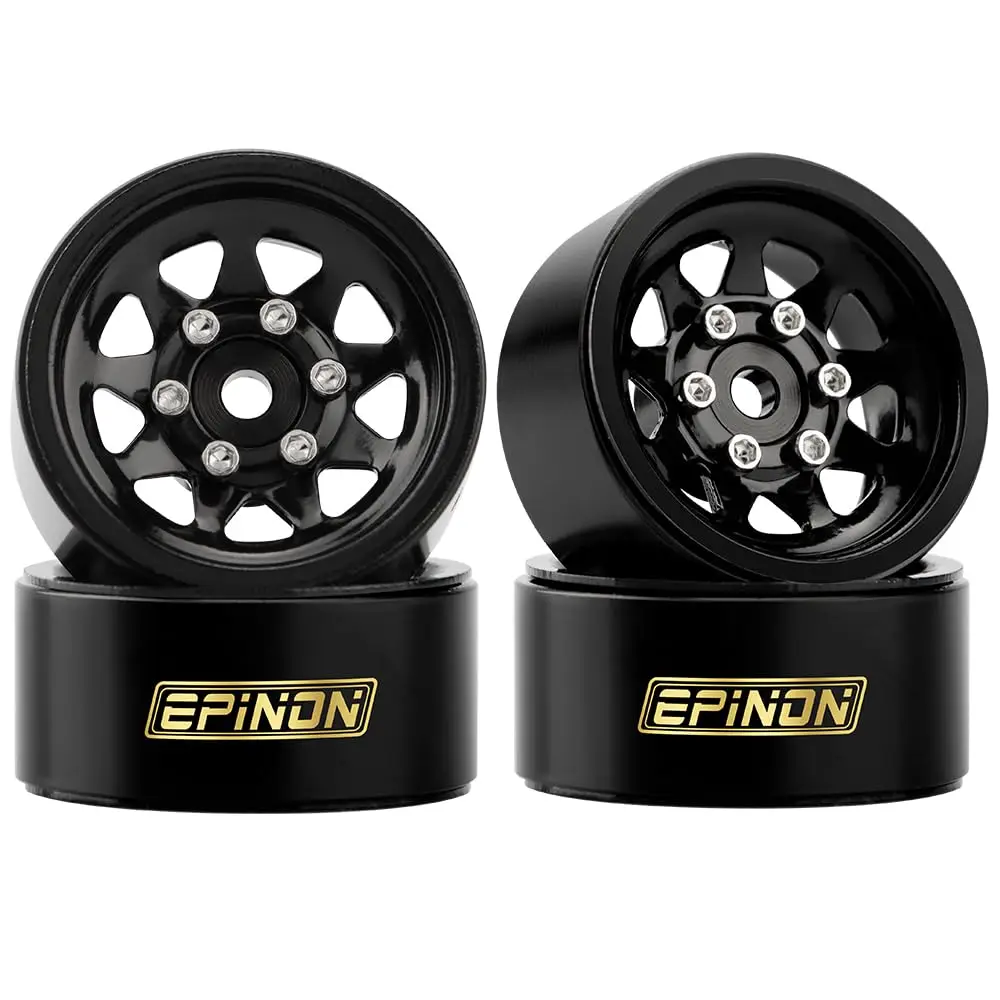 

Колесо EPINON 1.0 с латунным зажимным кольцом для 1/18 TRX4M 1/24 Axial SCX24 FMS FCX24 RC Crawler Car Upgrade Parts (4 шт.)