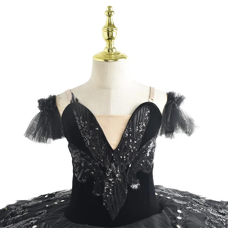 Nova saia tutu de balé para meninas vestido de balé profissional adulto feminino vermelho desempenho traje bailarina collant roupas de dança