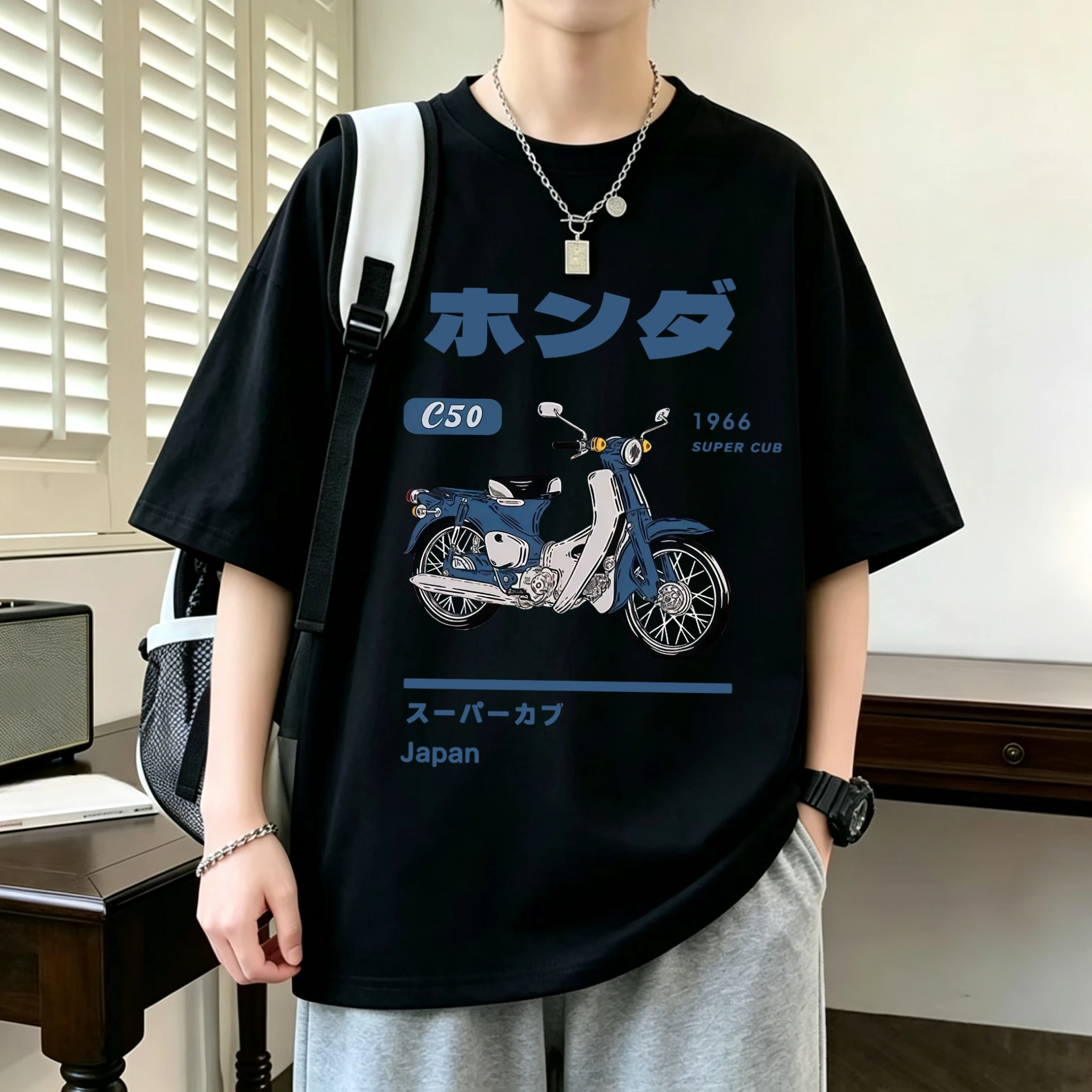 Klassisches Kinder-T-Shirt - Koreanischer Stil, trendiges, bequemes Kurzarm-T-Shirt aus 100% reiner Baumwolle für Jungen und Mädchen – Detail 5