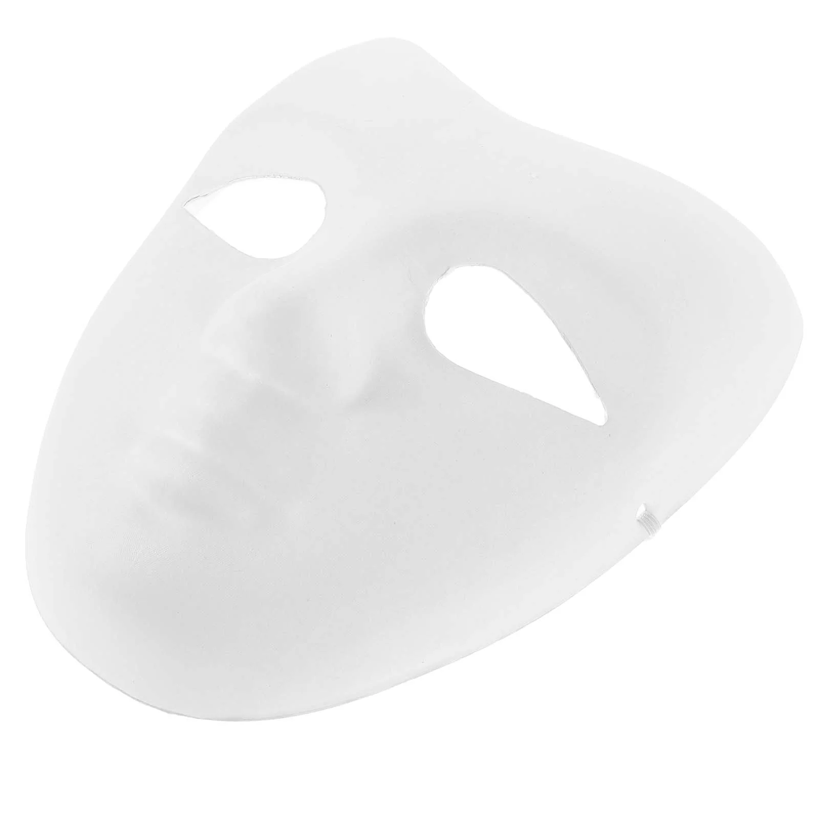 5 Pcs High Quality Child Facial Mask Unpainted Masquerade Paper Half Masks White