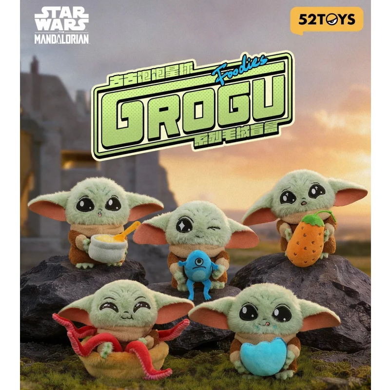在庫あり公式-52toys-スターウォーズ-グロッグ-フルベリーブラインドボックス-アクションフィギュア-かわいい漫画バッグチャーム-キーホルダー-コレクタブルおもちゃギフト