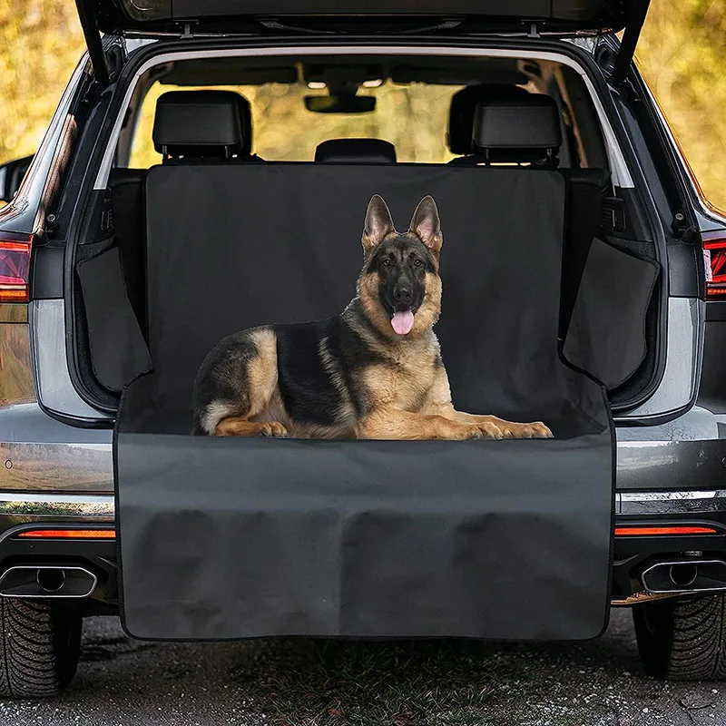 

Outdoor Pet Dog Carrier Car Travel Trunk Mat Seat Cover Waterproof Dogs Cargo Liner For SUV Sedans Vans Large Size Universal Fit