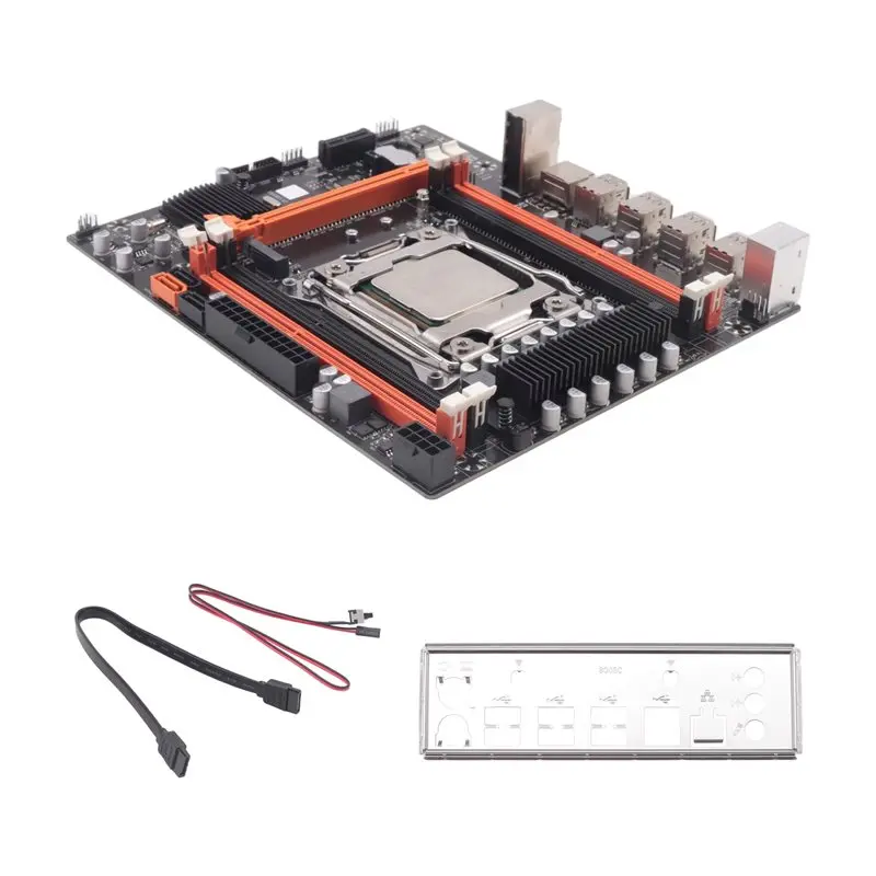 

Стильный комплект материнской платы Stylish-X99(X99H) с процессором E5 2673 V3 + кабелем для подключения + кабелем SATA LGA2011-V3 DDR3X4 RAM M.2 NVME PCI-E 3.0 X16 SATA3