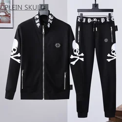 Plein Luxury Brand Suit Men's Outdoor Daily Coat Panth Attractive Skull Pattern Suit Hip Hop Punk Party Wear Y2K Gothic Suit