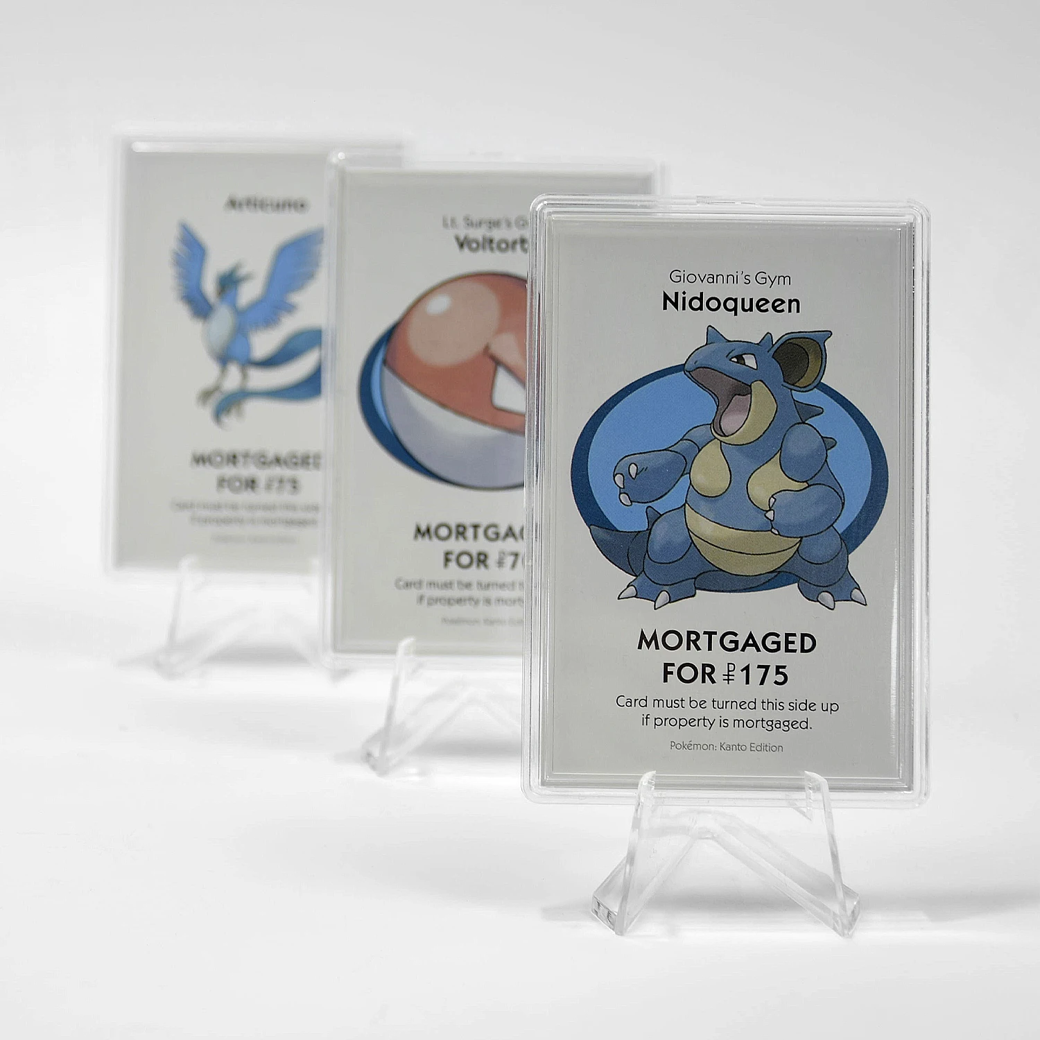 Acrylic Card Holder Case Display UV Protection Clear Transparent Trading Games Cards Protector