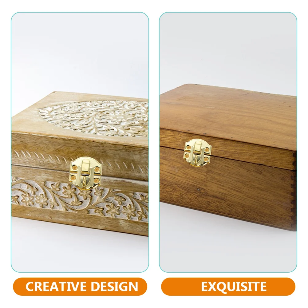 

30pcs Wooden Toggle Hasp Hasps Vintage Cabinet Hasp For Jewelry Box Toggle Latch Buckle Hardware Closure Fastener