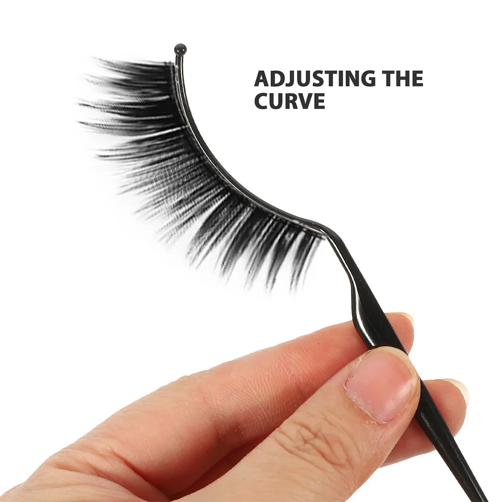 6Pcs False Eyelash Display Stick Acrylic Holder Reusable Lash Organizer Display Tool Portable Beauty Accessory