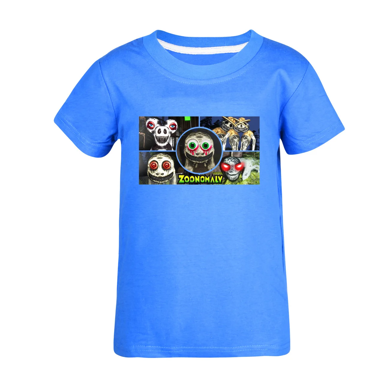 Zoonomialy-Camiseta de juego para niños y niñas, camisa informal de manga corta, 2024 algodón, ropa de moda, 100%