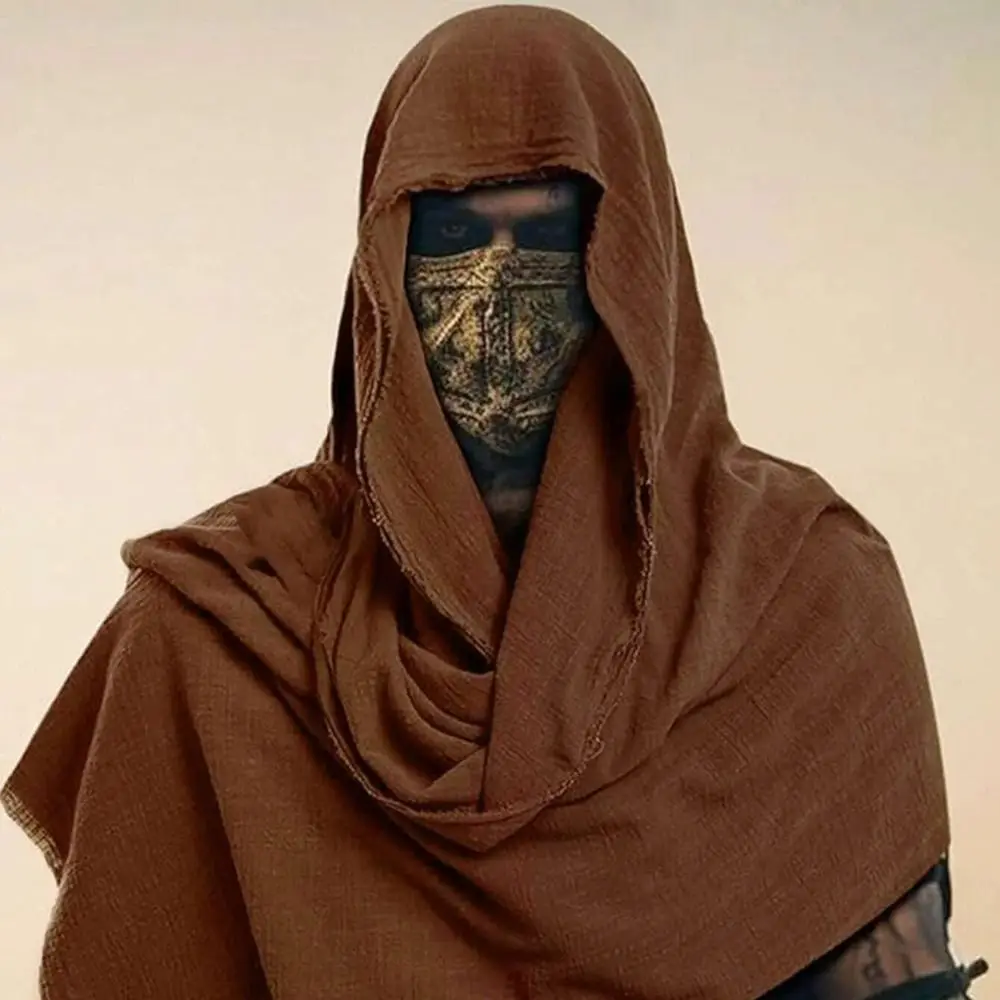 

Shoulder Cape Medieval Pirate Cosplay Cape Vintage Hood Black Green Wrap Renaissance Costume Cape Shoulder Cowl Half Cape