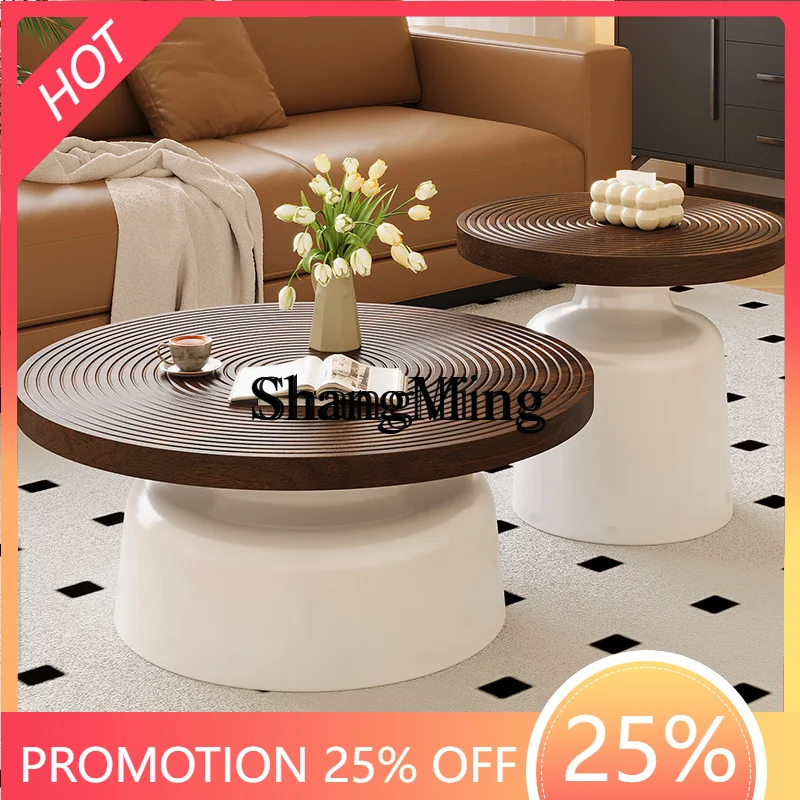 

SM Home new living room home light luxury high-end carbon steel small coffee table modern and simple