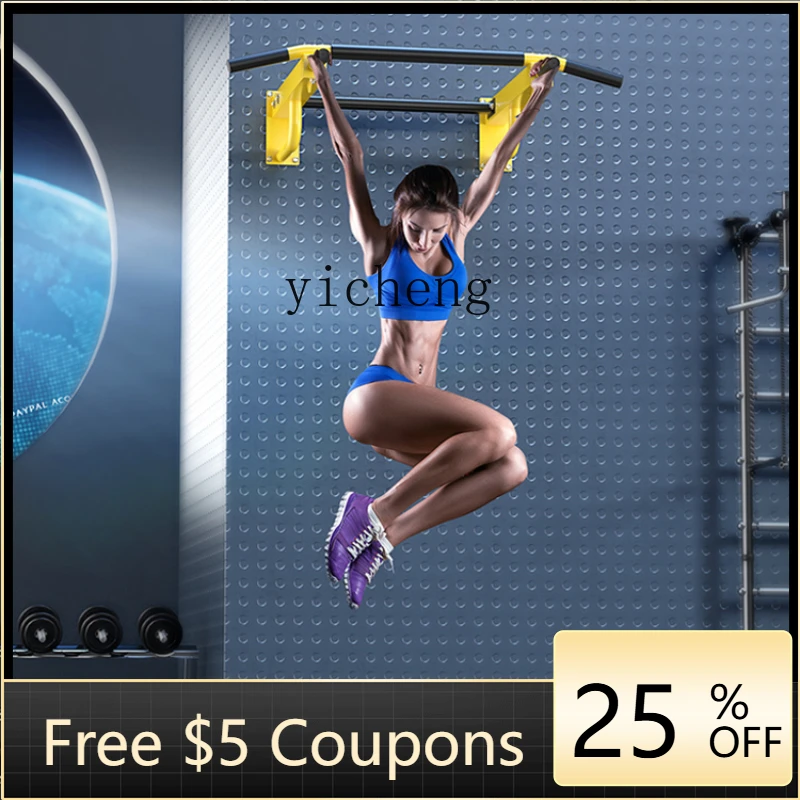 

ZZC Family Horizontal Bar on the Wall Indoor Home Wall Pull-up Device Single Parallel Bars Fitness Equipment