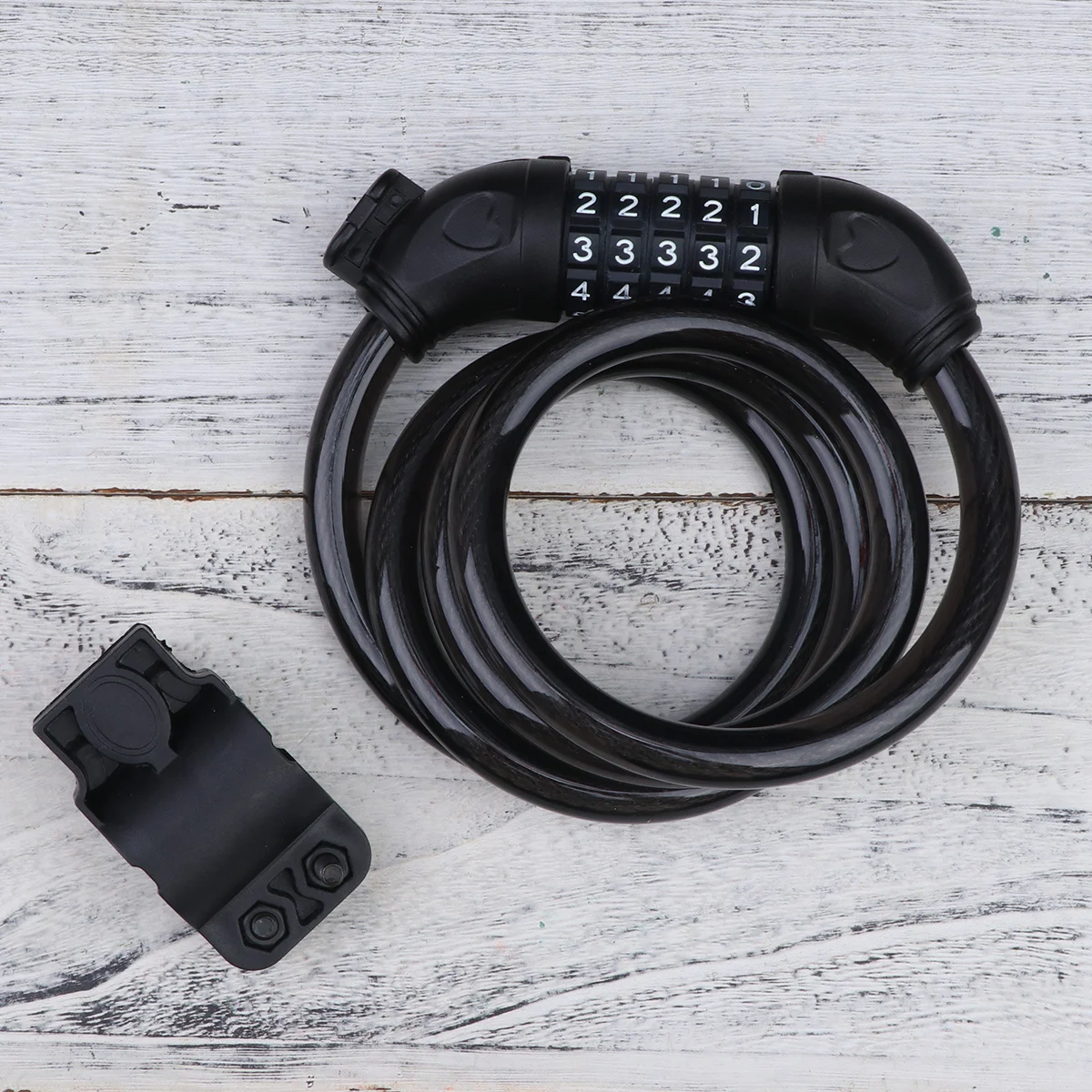 

5 Digit Combination Chain Lock Anti-Theft Bicycle Lock Long Cable for Mountain Bikes Motorcycles Scooters