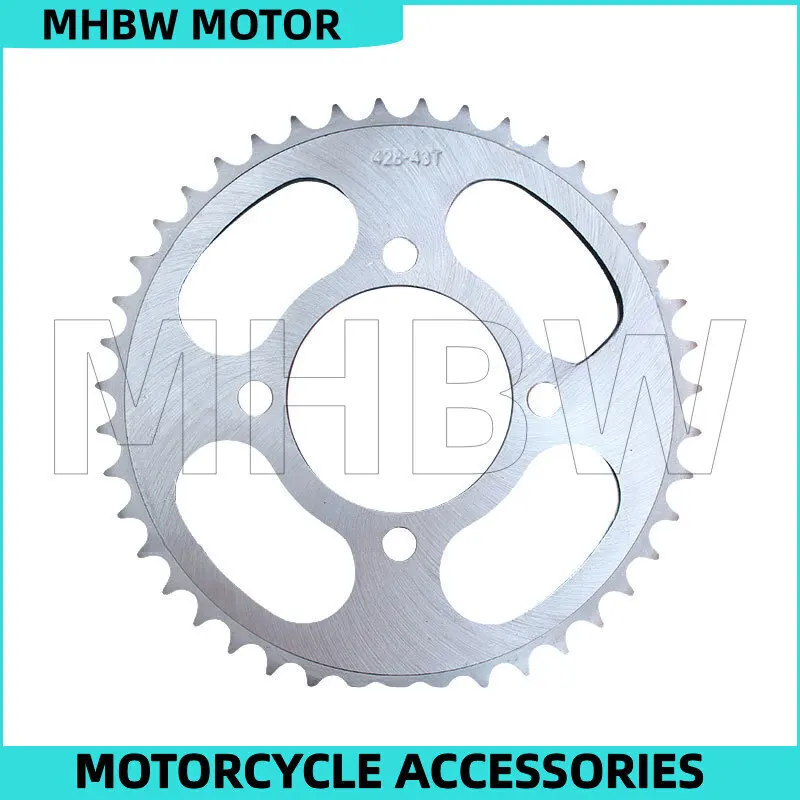 Modified Rear Sprocket 41 / 43 Teeth for Qssuzuki Qs125s-5f-c