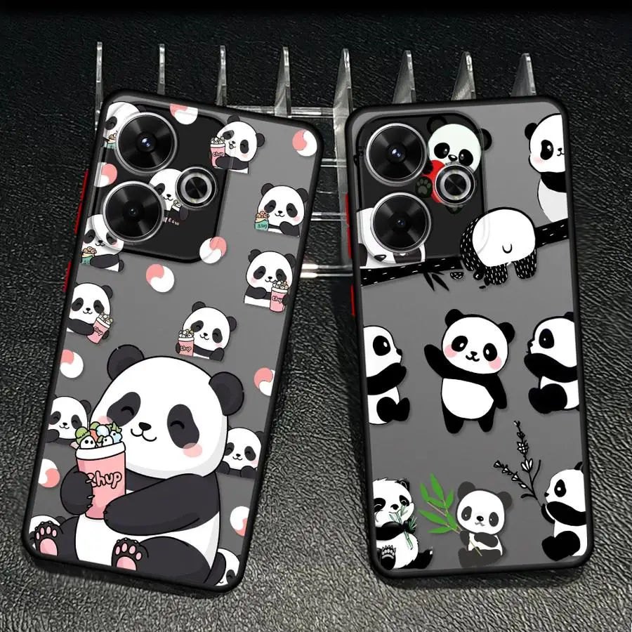 Funda Phone Cover Case for Xiaomi Redmi Note 15 12 11 14C 13C A4 13 14 Pro Plus 10 9S Cute Panda Funny view 4