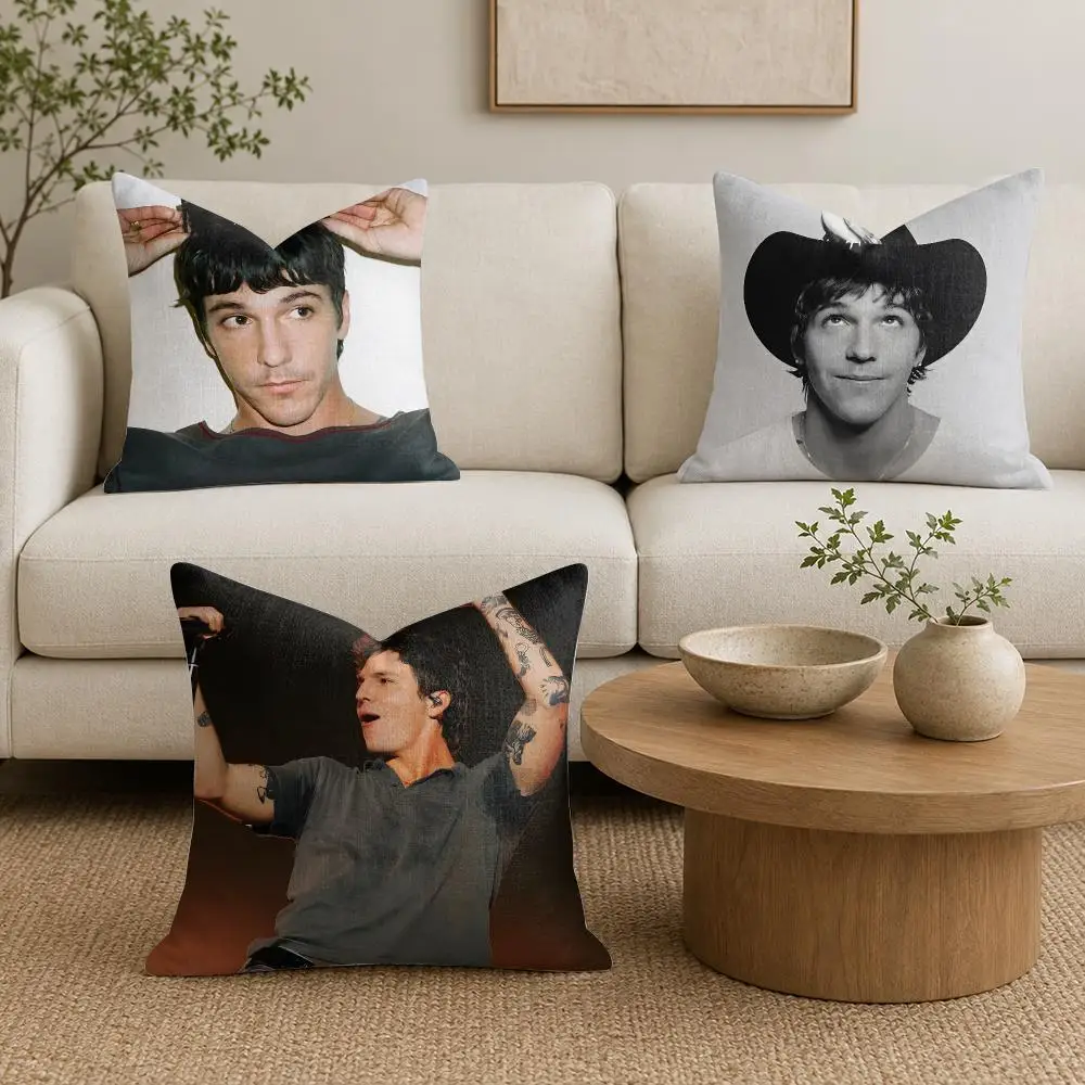 Singer R-Role Model Cushion Cover Organic Linen Square Pillow Case Durable Non-Allergenic And Kind To Skin