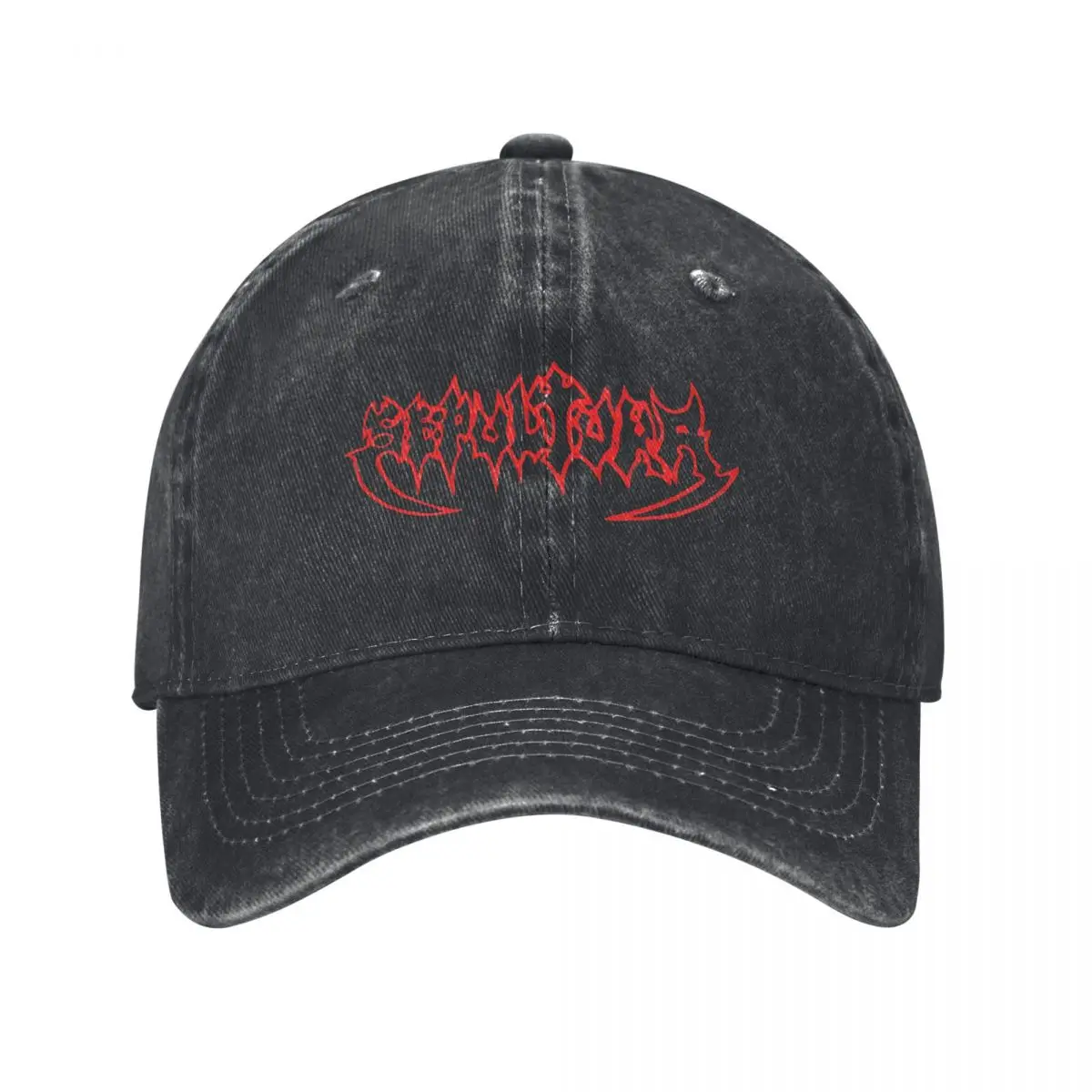 

Classic Sepultura Heavy Metal Band Logo Baseball Caps for Men Women Distressed Cotton Dad Hat Thrash Metal Adjustable Fit Hat