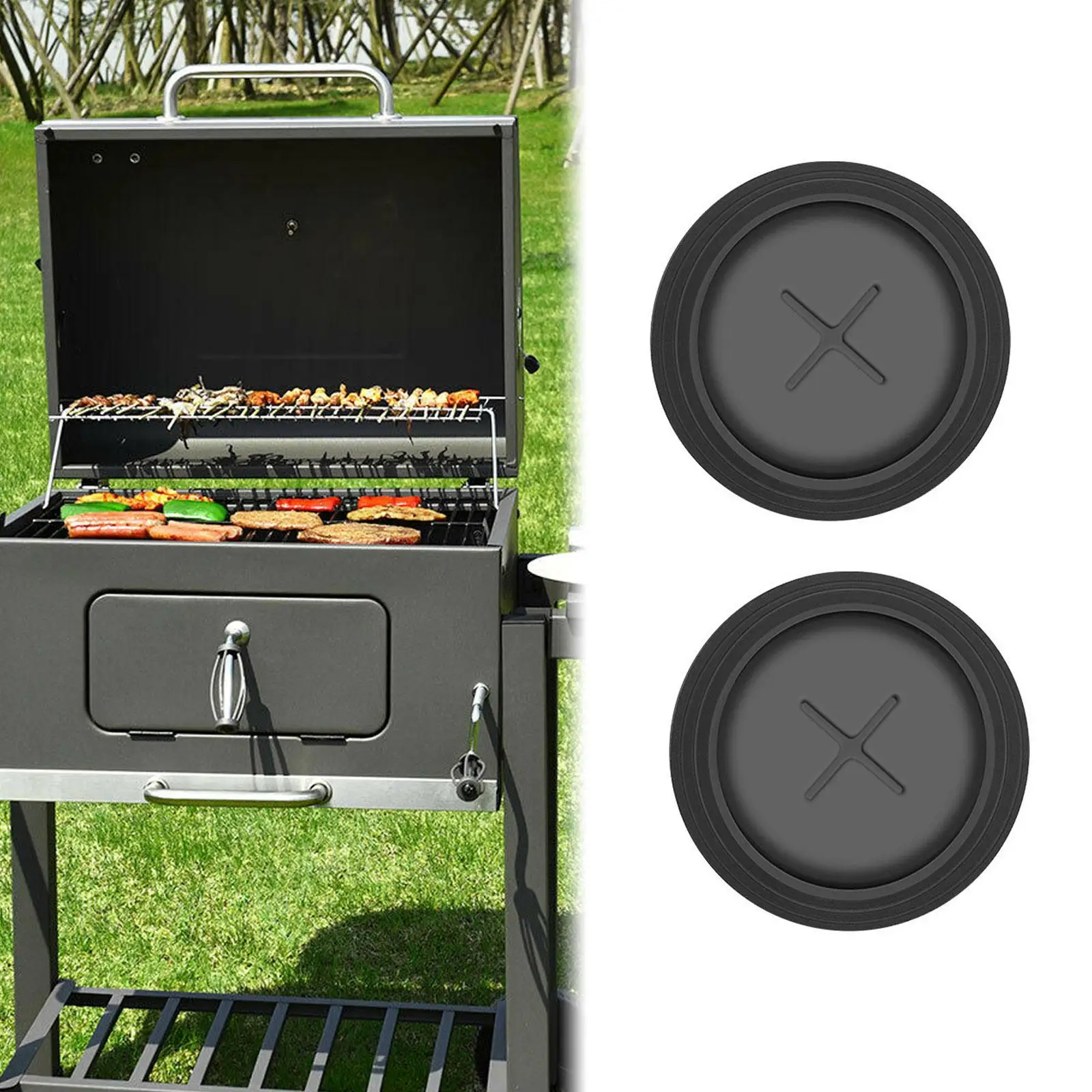 Meat Probe Grommet Wood Grill Spare Replace Parts Easy Installation Lightweight Multiuse Outdoor BBQ for Grilling Home Cooking