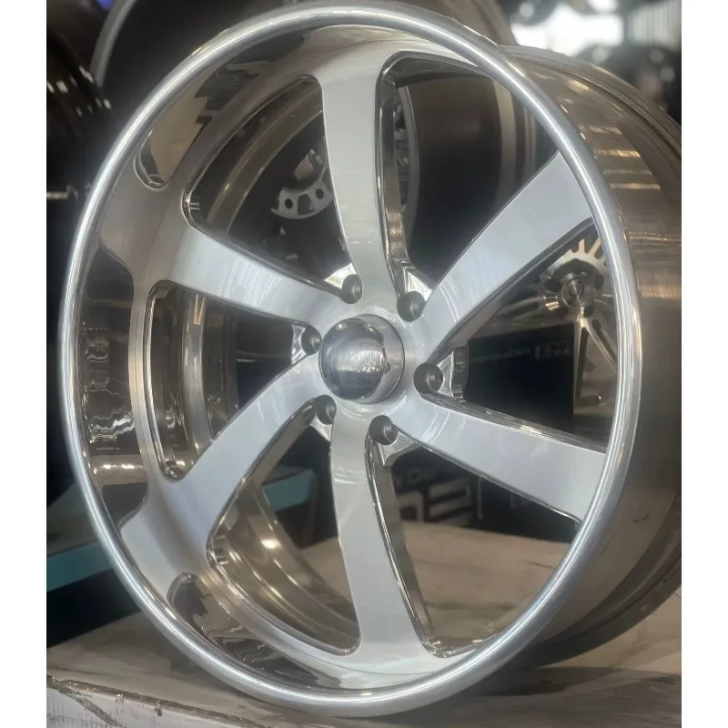 12000-Ton 2PC Twisted Rally Forged Wheels Modular Deep Dish Aftermarket Classic Offroad Truck Rims