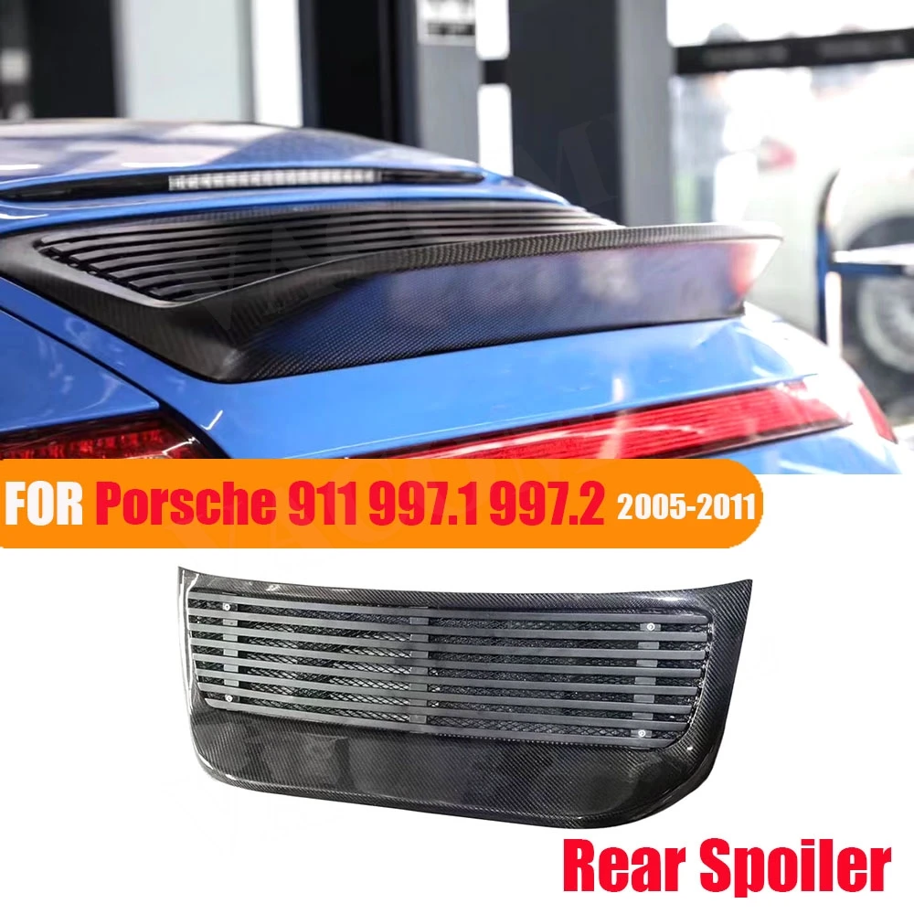 

VACOMUL For Porsche 911 997.1 997.2 2005-2011 Dry Carbon Fiber Car Rear Trunk Spoiler Wing Exterior Accessories Modification