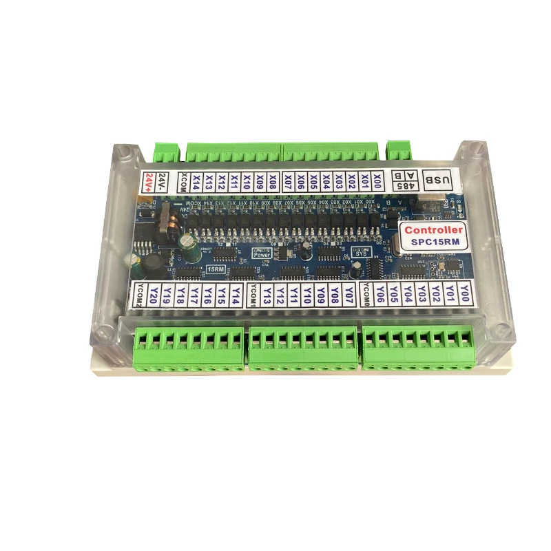 

15 in 21 out PLC programming, mobile phone Bluetooth, sequence controller, transistor, solenoid valve SPC15RM