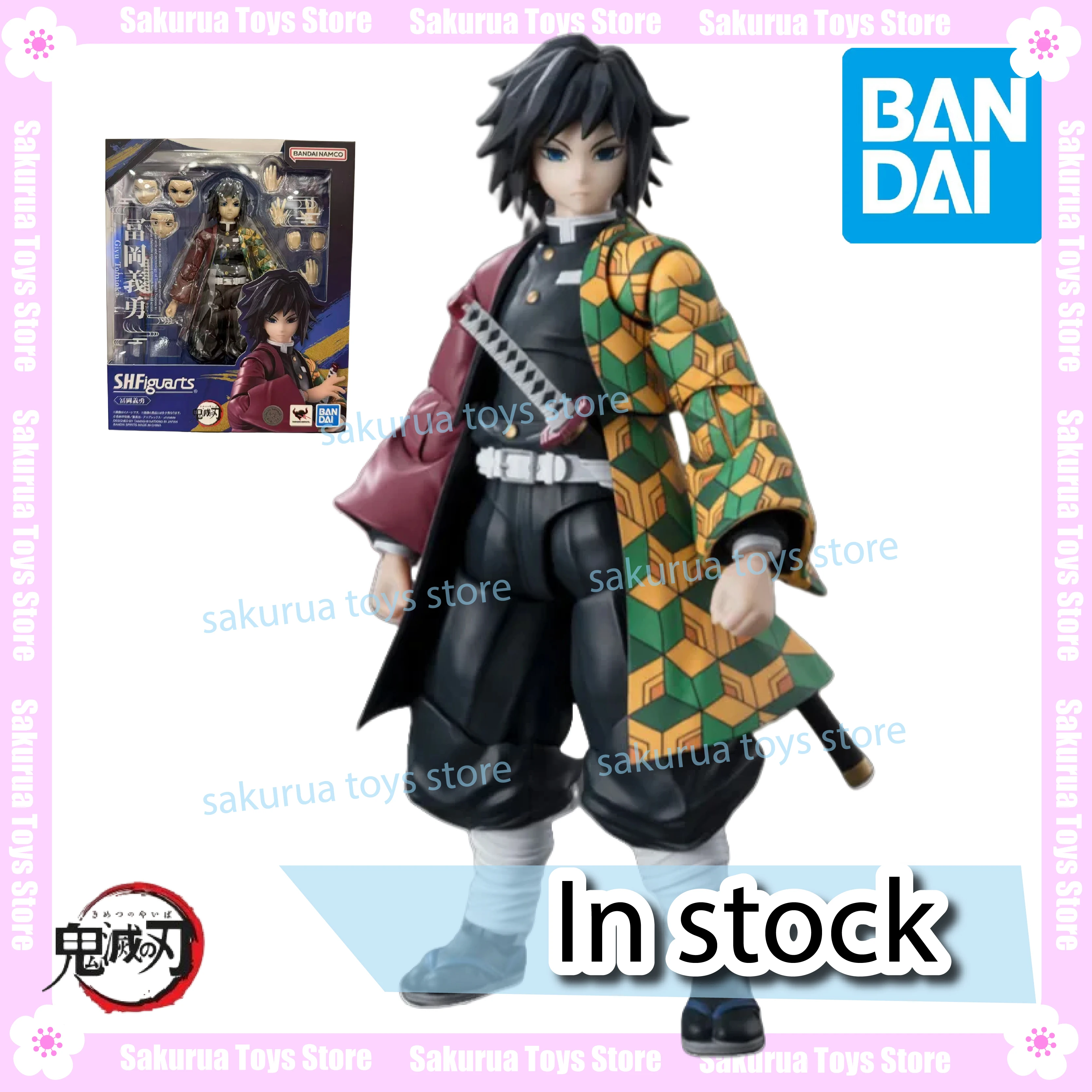 

In Stock Demon Slayer: Yoshiaki Tomooka Figure Bandai S.H. F Igure Arts Anime Peripherals Actual Doll Collection Figures