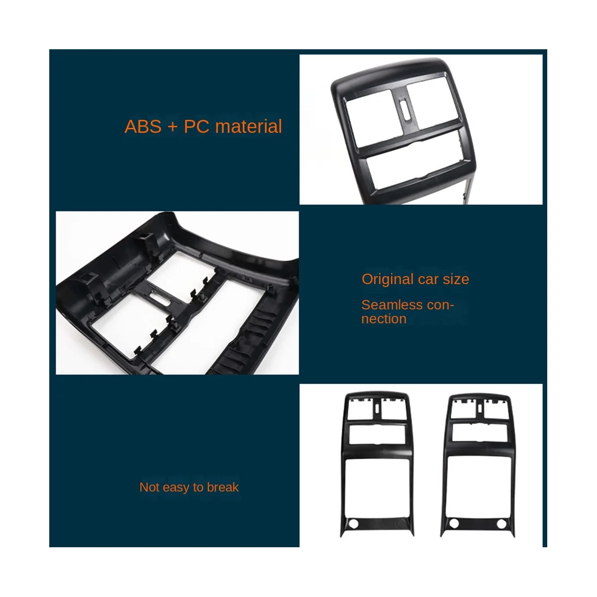 Trim lis Panel rangka AC mobil untuk W166 W292 2012-2019 166 680 7003 9051