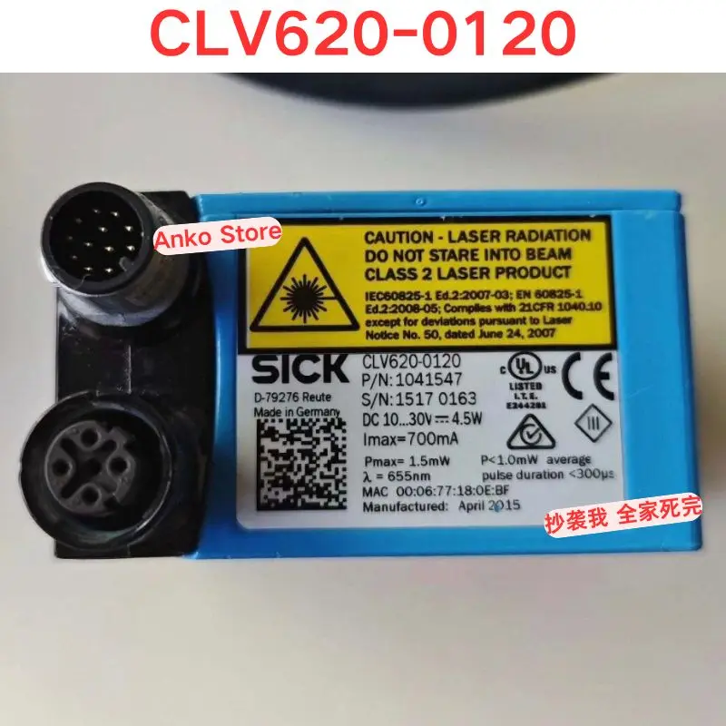 Second-hand test OK  CLV620-0120 1041549 laser scanner