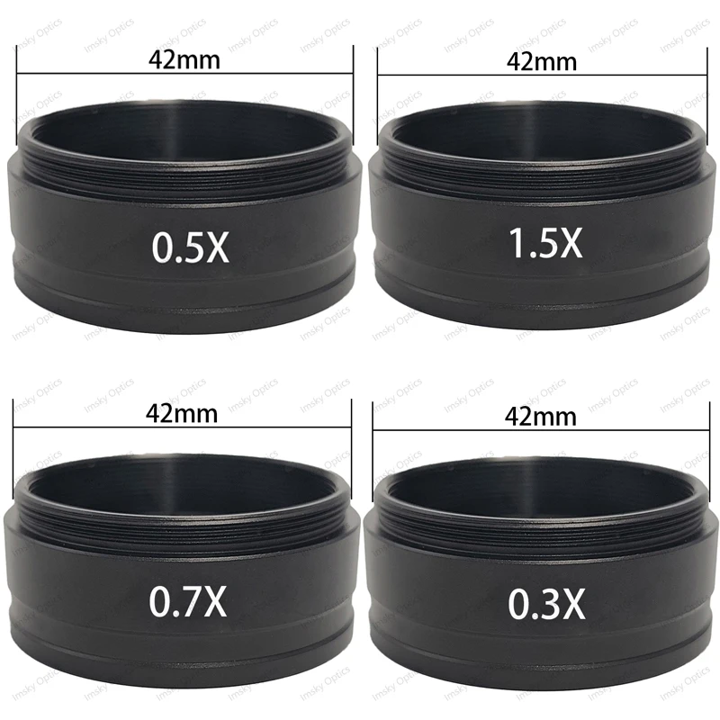

Оптический объектив Барлоу VBNM OK2519631 0,3X 0,5X 0,7X 1,5X 2X 42 мм