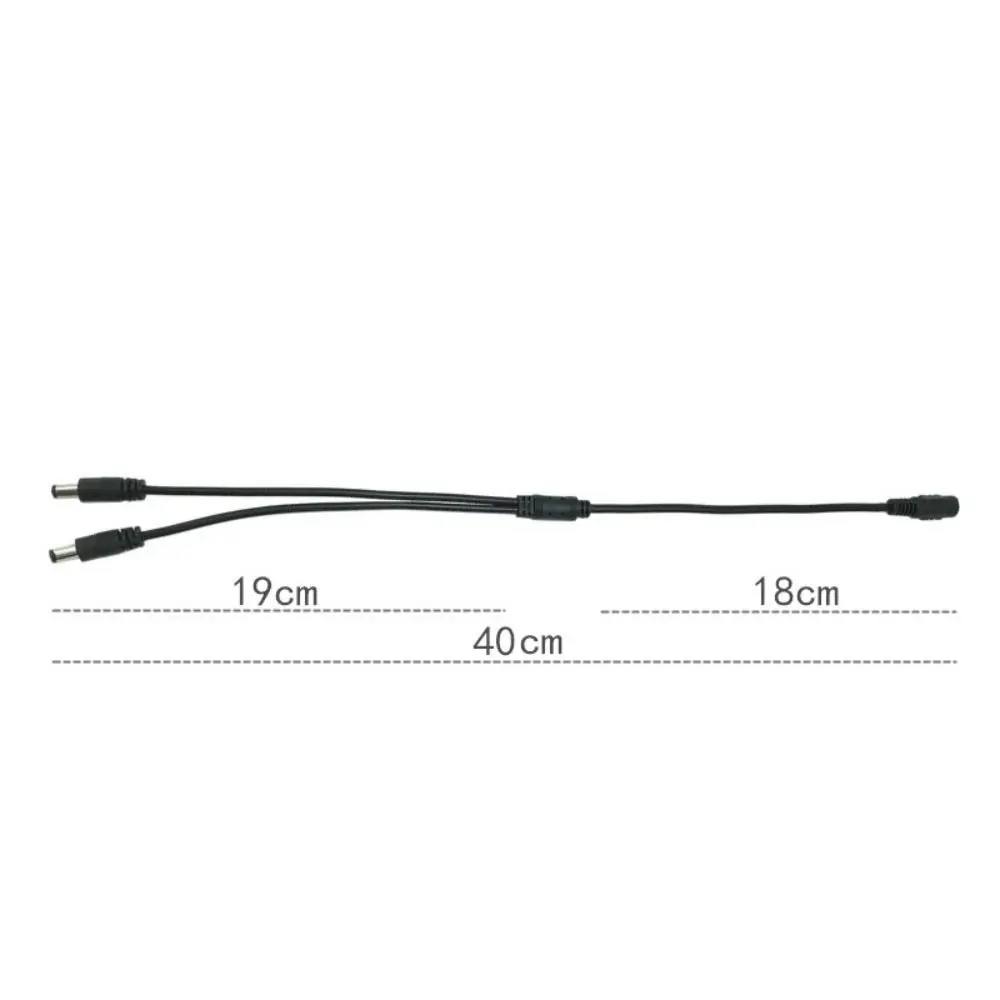 DC 12V 1 Female 2 3 4 8 Male Way Y Splitter Cable 5.5*2.1mm Female Male Extend Power Cord For CCTV Camera Home Appliance LED