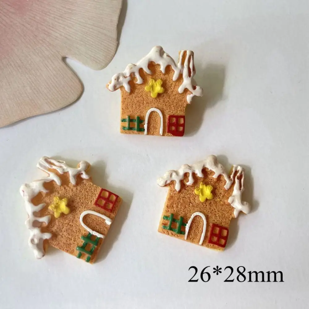 20Pcs/set Resin Christmas Series Resin Flatback DIY Accessories Figurine Crafts Cute Cartoon Jewelry Making Cabochon Ornament