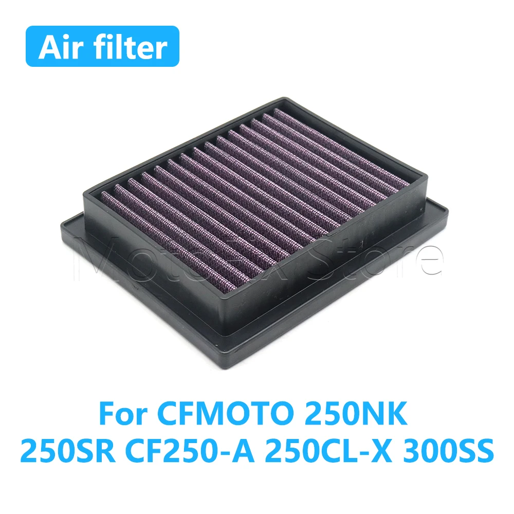 Motorcycle Accessories High Flow Air Filter Engine Intake Cleaner For CFMOTO 250NK 250SR 250 SR NK CF250-A 250CL-X 300SS