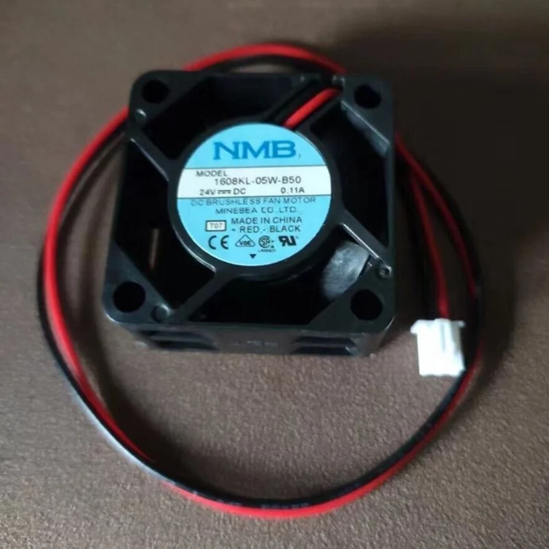 

Новый вентилятор NMB 1608KL-05W-B50 DC 24V 0.11A с 2 контактами для инвертора # QW