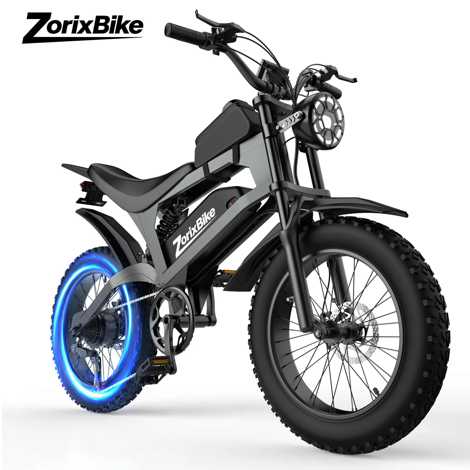 

ZorixBike R8 Электрический велосипед 48 В 23 Ач с литиевой батареей для взрослых Горный электровелосипед 20 дюймов Горный электрический мужской мопед Дорожные электронные велосипеды