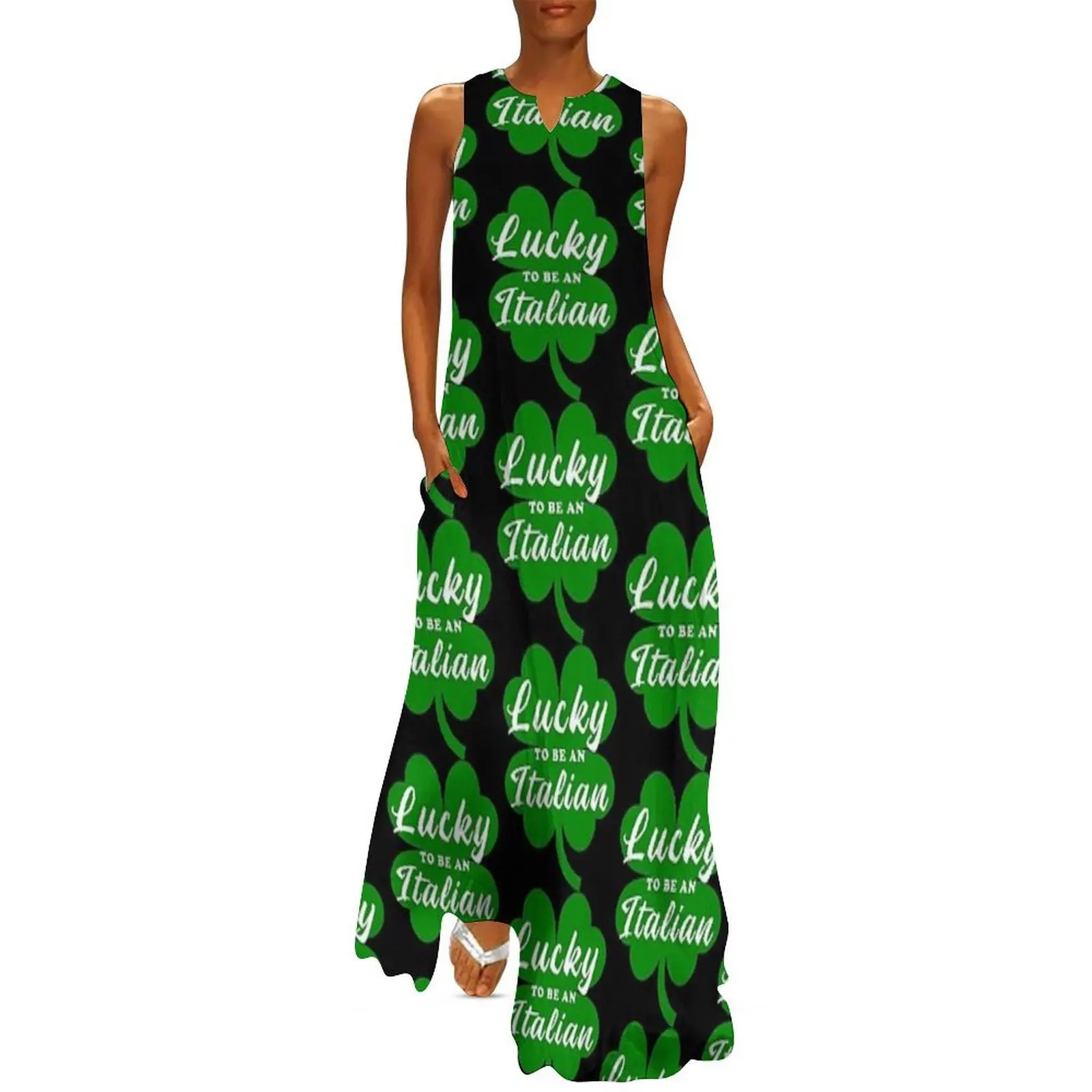 

italian st patricks day luck be a Long Dress sexy short dresses daring Dress woman Woman fashion