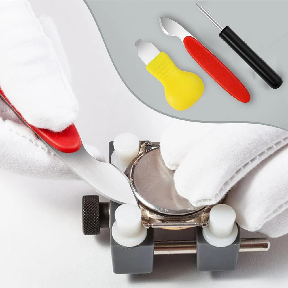 3 шт., набор инструментов для замены батареи для часов, задняя крышка, открывалка для снятия ножа, инструмент для замены батареи для часов, аксессуары