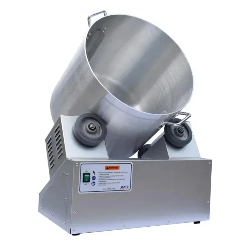 450W 220V Quick Popcorn Tumbler Wrapping Machine Special Coater Mixer for Flavor Seasoning Powder XFD