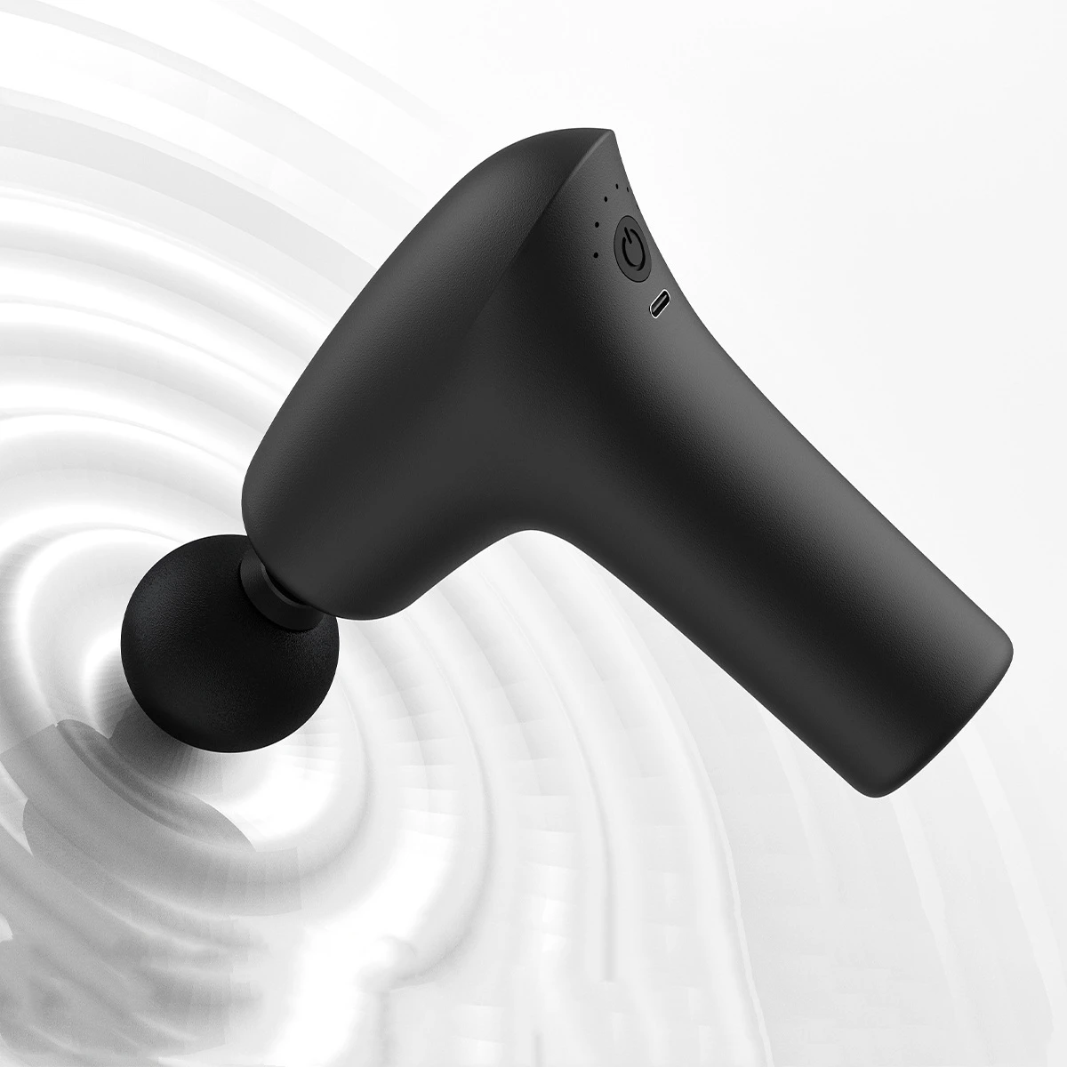 

Silent Brushless Motor Massage Gun Portable Mini Deep Tissue Thermal Massager with 4 Heads for Neck And Back Comfort